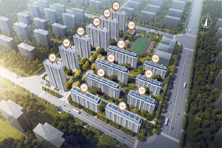 龙都和美苑3室2厅1卫43.6万88m2出售